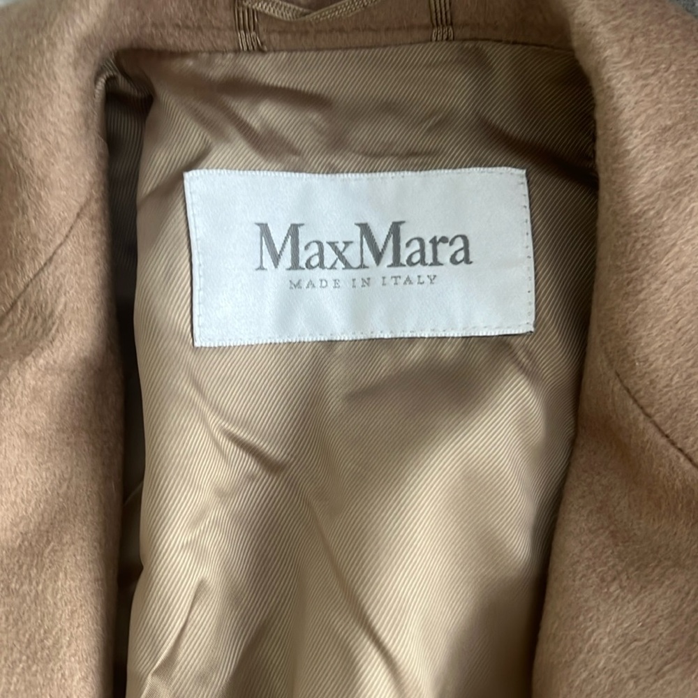 Max Mara Camel Hair Trench Coat